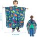 Cartoon Dinosaur Kids Barber Cape with Neck Duster Brush - Adjustable Closure - Professional Salon Hair Cutting Cape for Adults - Buy Online on GoSupps.com