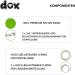 Ddoxx Nylon Dog Leash 2m - Dual Leash for Small & Large Dogs | Durable 3-Fold Design | Perfect for Walking Running & Training - Buy Online on GoSupps.com