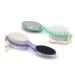 DecorRack 4-in-1 Pedicure Paddle Kit with Pumice Stone and Nail Cleaning Brush - Callus Corn Remover Manicure Foot Rasp Set, Blue and Purple, 2 Pack - Buy Online on GoSupps.com