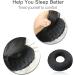 Piercing Pillow Ear Pillow Donut - Pain Relief for Earache Side Sleepers & Headphone Comfort | Minky Dot Black - Buy Online on GoSupps.com
