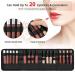 CUBETASTIC Lipstick Organizer - 20 Slot Portable Travel Holder for Liquid Lipstick - Black 1pcs - Buy Online on GoSupps.com