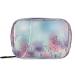 Pfrewn Pill Organizer Case 7 Day Butterfly Silhouette Art Travel Pill Box with Zipper Portable Small Weekly Vitamin Medicine Supplement Holder Pouch Bag