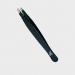 Minster Sports Tweezers for Eyebrows - 1 Pack Slant Tip Professional Stainless Steel Eyebrow Tweezers for Women & Men - Great Precision on Brow  Facial Hair & Ingrown Hair (BLACK)  (MST01)
