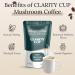 AdapCoffee Clarity Cup Instant Coffee with Adaptogenic Mushrooms Lions Mane Reishi Maitake Focus and Vitality Rich Taste of Raw Cacao 200 g 50 Cups - Buy Online on GoSupps.com