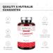L-Carnitine High Strength Supplement | Vegan Capsules with Green Tea & Black Pepper | 120 Capsules by Nutralie - Buy Online on GoSupps.com