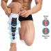 360 RELIEF Compression Calf Sleeves - Medium White | Shin Splints, Muscle Cramps | Fitness, Running, Hiking | 1 Pair with Mesh Laundry Bag - Buy Online on GoSupps.com