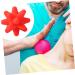 Frcolor 3-Stars Fitness Ball Set | Muscle Massage Gear - Portable Foot Massager & Massage Roller (3PCS Red 8x8cm) - Buy Online on GoSupps.com