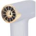60W Electric Hair Dryer High Speed 4 Levels Wind Bladeless 1100mAh Battery Handheld Dust Blower (Silver) - Buy Online on GoSupps.com