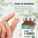 Vitamin B Complex Supplement - 11 B Vitamins (B1 B2 B3 B4 B5 B6 B7 B8 B9 B10 B12) - Plus Vit C - 120 Tablets - High Strength Advanced Formula for Easy Absorption - Made in UK by VitaBright - Buy Online on GoSupps.com