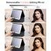 FASCINATE Lighted Makeup Case with 3 Color Setting Mirror - Travel Cosmetic Organizer in Black - Buy Online on GoSupps.com