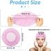 Jeffdad 4-Piece Sleeping Hair Network: Adjustable Mesh Bonnet & Night Hat for Women - Soft Elastic Chef Caps in Pink & White - Buy Online on GoSupps.com