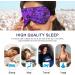 Haskirky Light Blocking Eye Mask for Adults - Adjustable & Comfortable for Travel, Yoga, Meditation - Spring Lilac Purple - Buy Online on GoSupps.com
