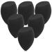 Sibba 6Pcs Makeup Sponge Makeup Blending Beauty Sponge Foundation Blending Sponge Blender for Foundation Cream and Powder Soft Makeup Sponges (Black)