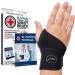 Doctor Developed Copper Wrist Brace + Black Sleep Eye Mask Bundle for Men & Women - Buy Online on GoSupps.com