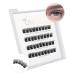 Onlyall Cluster Lashes DIY Eyelash Extensions 24 Lash Clusters Individual Lashes Natural Look Strip Lashes Extension False Lashes H-48 H-48(11MM)