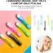 Buy Minkissy 12 Pc Foldable Portable Toothbrush Set - Soft Travel Toothbrush for Camping & On-the-Go Oral Hygiene - Buy Online on GoSupps.com
