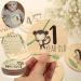 Baby Monthly Milestone Cards Sign Double Sided Wooden Newborn Sign Baby Birth Announcement Milestone Discs Year Growth Photography Newborn Milestone Baby Gift Sets for Newborn Boys and Girls 10cmX10cm (7pcs) 14pcs - Buy Online on GoSupps.com
