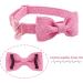 Dogwong Pink Dog Collar with Removable Fly | Adjustable & Comfortable Pet Collar for Small to X-Large Dogs | Perfect Gift for Boys & Girls - Buy Online on GoSupps.com
