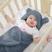 MUSUNFE Baby Boys Gifts Toy 0-6 Months | Newborn Sleeping Bag & Swaddle Blanket Set | Soft Cotton Blankets | Blue - Buy Online on GoSupps.com