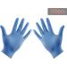 Nitrile Disposable Latex Free Powder Free Food Grade Gloves 100 pcs blue (Large) - Buy Online on GoSupps.com