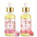 Yoni Oil for Women Feminine Oil Intimate Deodorant for Women Eliminates Odor and Ph Balanced Feminine Serum Made with Pure Natural Essential Oils(Peach+Rose)