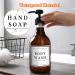 36 PCS Waterproof Bathroom Hand Soap Dispenser Label Stickers - Removable Cleaning Labels for Soap, Lotion, Shampoo and Conditioner (3 x 3 Inch) - Buy Online on GoSupps.com