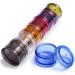 Cylindrical Pocket Pharmacy Moisture-Proof Travel Pill Organizer Free Combination of Seven Colors Pill Box 7 Day