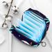 Womens Napkin Storage Pocket - White Swan & Colorful Flowers | Portable Menstrual Cup & Bandage Bags for First Period - Buy Online on GoSupps.com