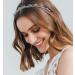 Urieo Blue Rhinestone Headband - Crystal Hair Accessory for Women | Vintage Bling Diamond Hairband for Parties - Buy Online on GoSupps.com