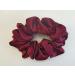 Waterlily 100% Mulberry Silk Scrunchie 19momme Charmeuse Hair Ties Scrunchies for Women Girls Soft Natural Care (Burgundy) - Buy Online on GoSupps.com
