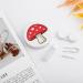 Red Mushroom Contact Lens Travel Kit - Portable & Cute Contact Lens Case with Mirror for Daily Use - Buy Online on GoSupps.com