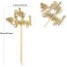 24 PCS Oh Baby Cupcake Toppers Birthday Party Cake Toppers Picks Baby Shower Cake Gold Glitter Decoration Supplies - Buy Online on GoSupps.com