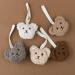 Plush Bear Pacifier Chain Clip - Soft Infant Accessory & Baby Party Gift - Buy Online on GoSupps.com