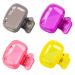 Fowecelt Toothbrush Covers Head Cap - 4Pcs Toothbrush Cover for Traveling Electric Toothbrush Head Cover for Family Toothbrush Cap for Bathroom Toothbrush Clip Cover for Camping Hiking Yellow