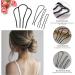 Denipry 7 Pcs Vintage Metal Hair Side Combs - Small & Large Updo French Hair Pin Accessories for Women - Buy Online on GoSupps.com