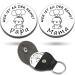 Kiyoyi baptism gift boy and girls gifts for the birth guardian angel decision coin gifts for expectant fathers and mothers throw a coin to make a decision (Engel-4)