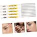 Baluue 25 Pcs White Lying Silkworm Pen Eye Shadow Cosmetics Supplies Eye Shadow Makeup Cosmetics Abs - Buy Online on GoSupps.com