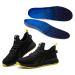 SPIEZ Safety Shoes for Women Size 8.5 and Orthotic Arch Support Insoles Bundle Heavy Duty Shoes Inserts for Puncture Proof Work Sneakers
