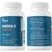 Dr. Tobias Omega 3 Fish Oil 800 mg EPA 600 mg DHA Omega 3 Supplement for Heart Brain & Immune Support Absorbable Triple Strength Fish Oil Supplements - 2000 mg Per Serving 90 Softgels - Buy Online on GoSupps.com