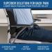 Everlasting Comfort Lumbar Support Pillow for Office Chair Memory Foam Back Cushion for Chair & Car - Black - Buy Online on GoSupps.com