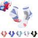 HIGHERSOCKS 2023 Far Infrared Schorl Titanium Ion Heightening Booster Socks Tourmaline Slimming Health Sock Non-Bindin White Medium