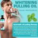 Coconut Pulling Oil (8 Fl.Oz) Mint Oil Pulling for Mouthwash Coconut Oil Pulling with Tongue Scraper Natural Coconut Oil Pulling for Teeth & Healthier Gum Alcohol Free 2 Piece Set - Buy Online on GoSupps.com
