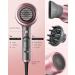 Wavytalk Professional Ionic Hair Dryer with Diffuser and Concentrator - 1875 Watt Negative Ions Dryer with Ceramic Technology Nozzle for Fast Drying - Salon Light and Quiet - Pink - Buy Online on GoSupps.com