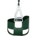 Gorilla Playsets Full Bucket Toddler Swing - Green | Plastic Coated Chains | 50 lb Capacity - Buy Online on GoSupps.com