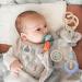 Toddmomy 4Pcs Baby Gym Wooden Teething Rings | Sensory Wood Toys for Teething & Play Gym | Nursery Decor Montessori Activity Pendant - Buy Online on GoSupps.com