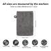 PHOGARY 10 Pack Microfiber Body Wash Mitts - Reusable European Style Makeup Remover Gloves - Grey (6.8 inch) - Buy Online on GoSupps.com