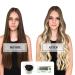 Doores Real Hair Extensions Clip In - Ash Brown to Platinum Blonde 22 Inch (55cm) 150g Remy Hair Thick Natural Look - Buy Online on GoSupps.com