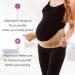 GABRIALLA Elastic Pregnancy Belly Band | Adjustable Maternity Belt for Improved Posture | Large Beige - Buy Online on GoSupps.com