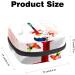 Stylish Menstruation Bag with Zipper for Women & Girls - Butterfly Music Guitar Design - Ideal for Napkins & Tampons - Buy Online on GoSupps.com