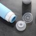 Gemice Silicone Travel Bottle 4 Pack Portable Travel Containers Set LeakProof Refillable Squeezable for Lotion Liquid Shampoos Soap and Toiletries (90ml) Blue - Buy Online on GoSupps.com